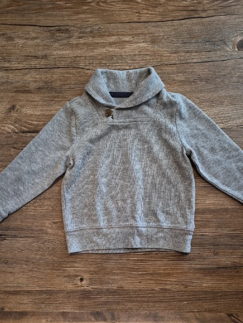 Old Navy Gray Kids Hooded Pullover Sweatshirt